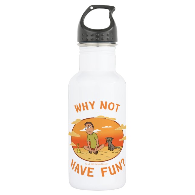 RICK AND MORTY™ | Why Not Have Fun Stainless Steel Water Bottle (Front)