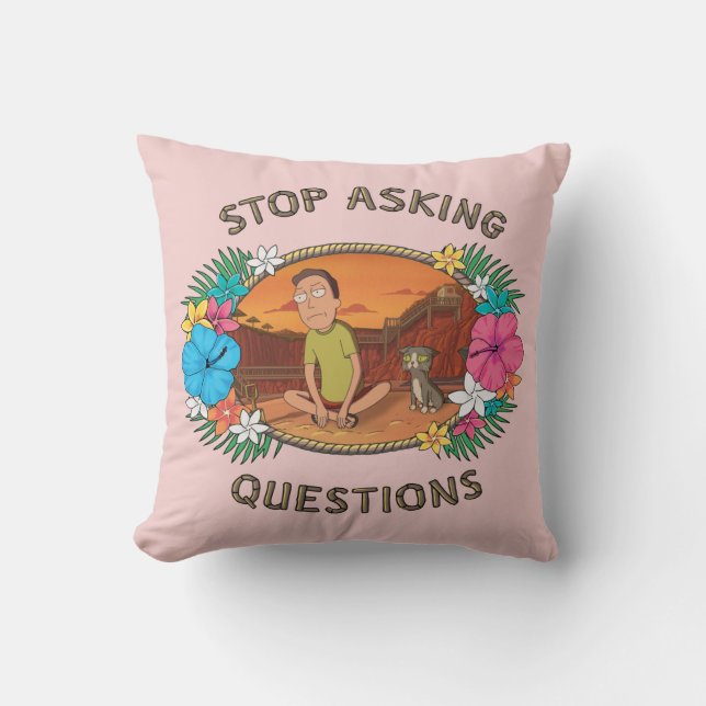 RICK AND MORTY™ | Why Not Have Fun Throw Pillow (Front)
