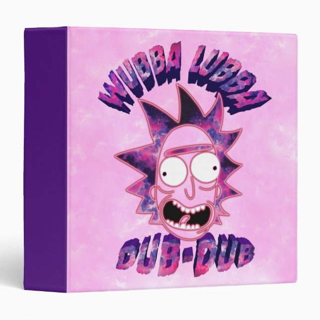 RICK AND MORTY™ | Wubba Lubba Dub-Dub 3 Ring Binder (Front/Spine)