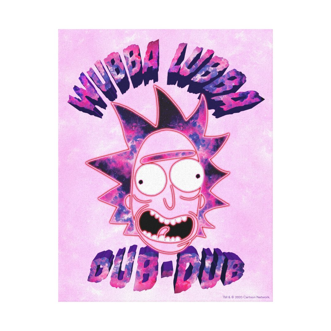 RICK AND MORTY™ | Wubba Lubba Dub-Dub Canvas Print | Zazzle