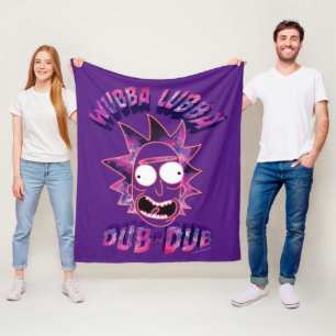 RICK AND MORTY™   Wubba Lubba Dub-Dub Fleece Blanket