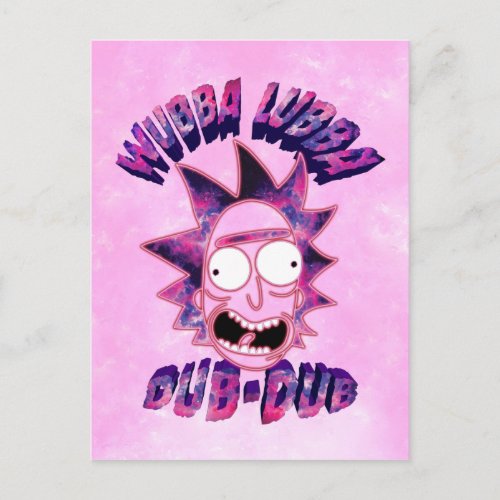 RICK AND MORTYâ  Wubba Lubba Dub_Dub Invitation Postcard