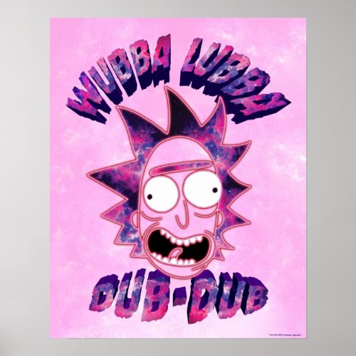 RICK AND MORTYâ  Wubba Lubba Dub_Dub Poster