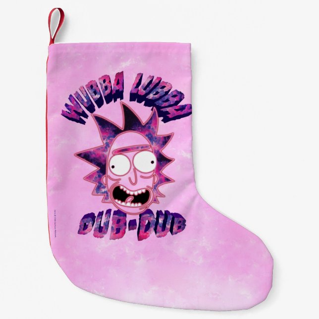 RICK AND MORTY™ | Wubba Lubba Dub-Dub Small Christmas Stocking (Front)