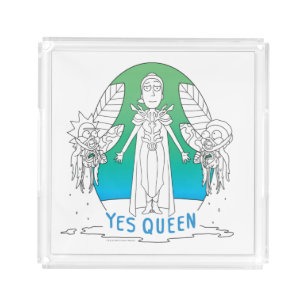 RICK AND MORTY™ Yes Queen Acrylic Tray