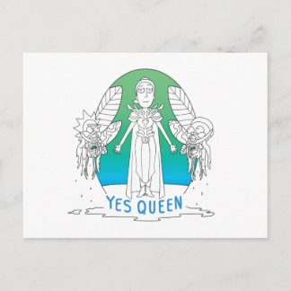RICK AND MORTY™ | Yes Queen Invitation Postcard