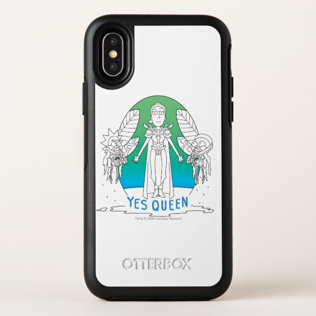 RICK AND MORTY™ | Yes Queen Otterbox iPhone Case (Back)