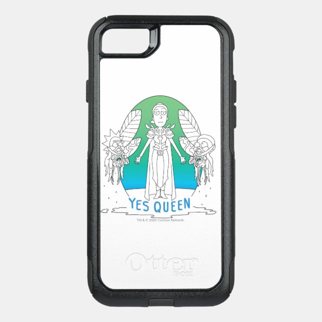 RICK AND MORTY™ | Yes Queen Otterbox iPhone Case (Back)