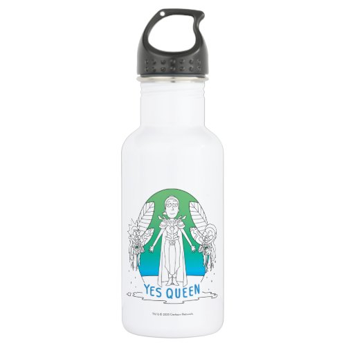 RICK AND MORTY  Yes Queen Stainless Steel Water Bottle