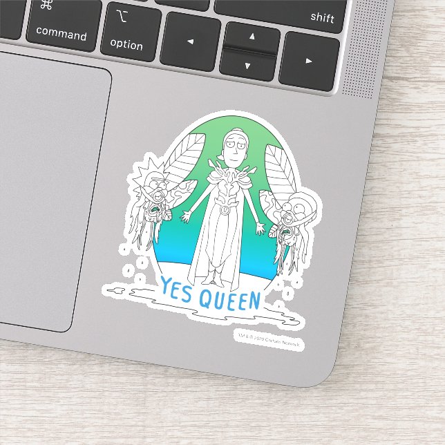 RICK AND MORTY™ | Yes Queen Sticker (Detail)