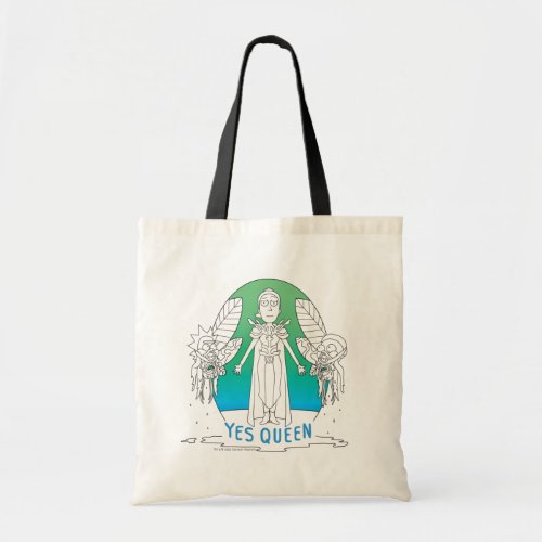 RICK AND MORTY  Yes Queen Tote Bag