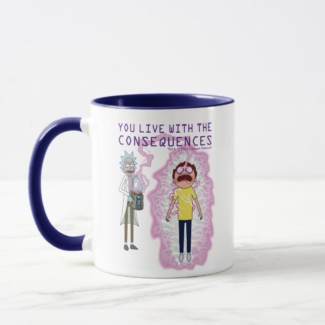 RICK AND MORTY™ | You Live With The Consequences Mug (Left)