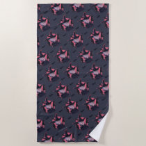 Rick and Two Crows Beach Towel