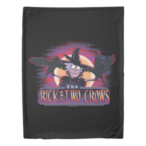 Rick and Two Crows Duvet Cover