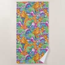 Rick Apocalypse Party Alien Pattern Beach Towel