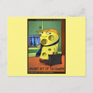 Rick London Ancient Art Of Tie Cheese Postcard