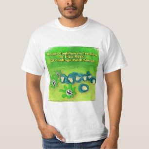 Rick London Border Collie Flower Comic T-Shirt