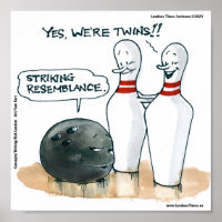 Rick London Cartoons Funny Bowling Comic