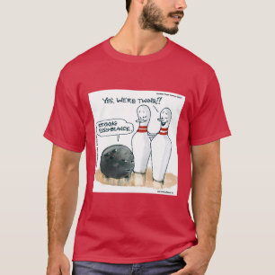 Rick London Cartoons Funny Bowling Comic T-Shirt