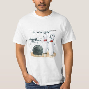 Rick London Cartoons Funny Bowling Comic T-Shirt