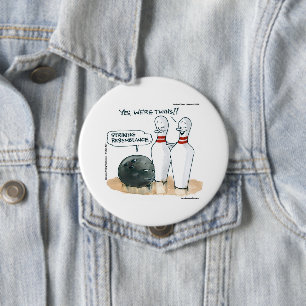 Rick London Cartoons Funny Comic  Button