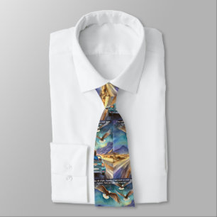 Rick London Driving In The Dark Funny Comic Neck Tie