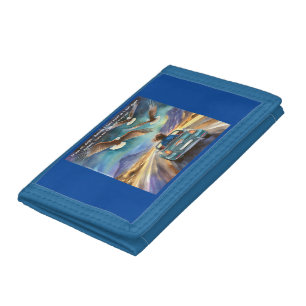 Rick London Driving In The Dark Funny Comic Tri-fold Wallet