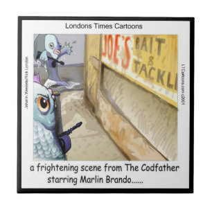 Rick London Fish Mafia Ceramic Tile