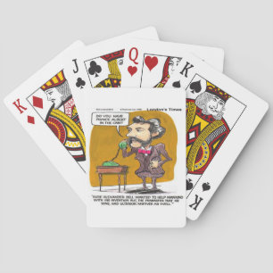 Rick London Funny Alexander Bell Phone Prank Poker Cards