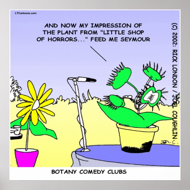 Rick London Funny Botany Comedy Club Poster (Front)
