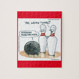 Rick London Funny Bowling Jigsaw Puzzle