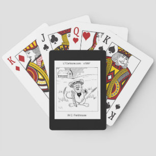 Rick London Funny Field Mouse Comic Poker Cards