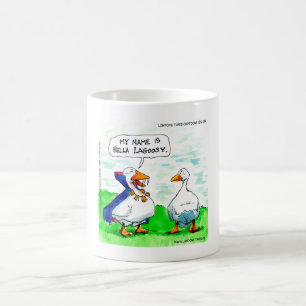 Rick London Funny Goose Vampire Wearing Bells  Coffee Mug