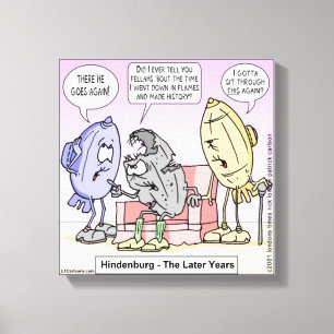 Rick London Funny Hindenburg Canvas Print