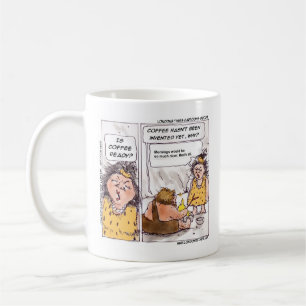 Rick London Funny Prehistoric Coffee Comic Coffee Mug