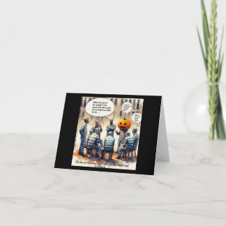 Rick London Funny Pumpkin Spice Prison Card