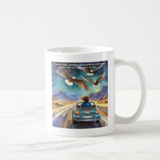 Rick London Funny Riding In The Dark Comic Coffee Mug (Right)