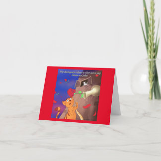 Rick London Funny Romeow & Juliet Cat Card