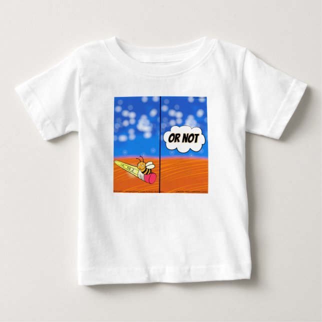 Rick London Funny Shakespeare Hamlet Bee Baby T-Shirt (Front)