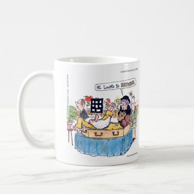 Rick London Funny So Natural Old Hippie Funeral  Coffee Mug (Left)