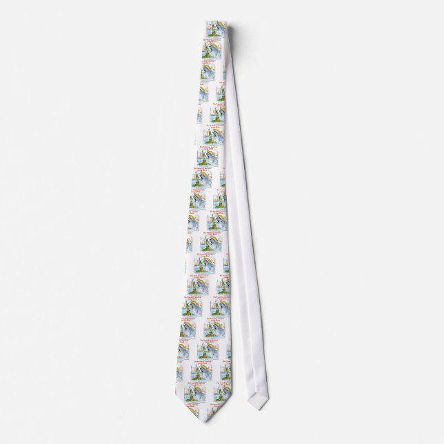 Rick London Funny Trump Shark Tie (Front)