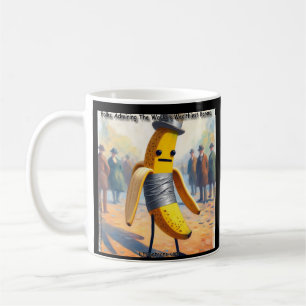 Rick London Hilarious Duct-Taped Banana Comic Coffee Mug
