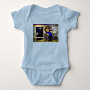 Rick London "Lion Sweeps Tonight" Baby Comic Baby Bodysuit