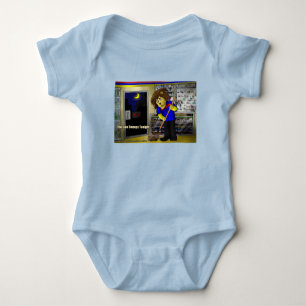 Rick London "Lion Sweeps Tonight" Baby Comic Bodysuit