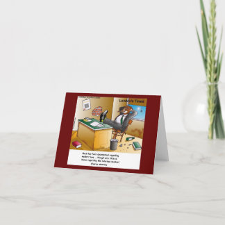 Rick London Muskrat Divorce Attorney Comic Card