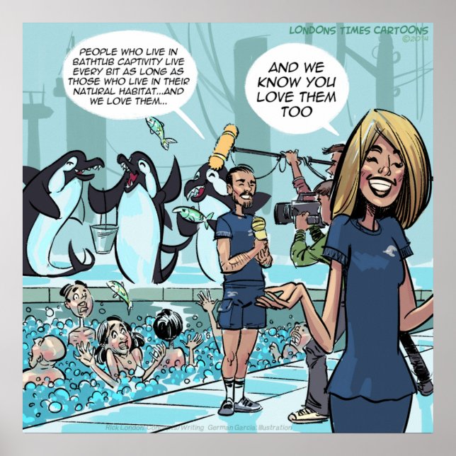 Rick London Orca Revenge Funny Poster (Front)