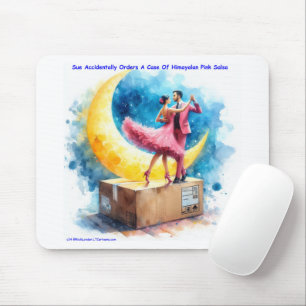 Rick London Pink Himalayan Salsa Funny Mouse Pad