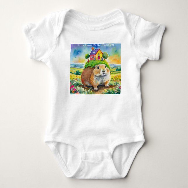 Rick London Prairie Dog Life Comic  Baby Bodysuit (Front)