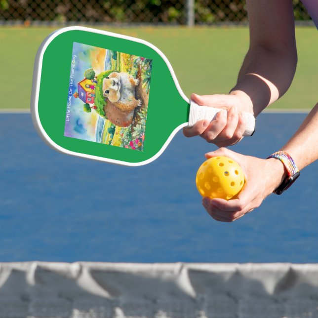 Rick London Prairie Dog Life Comic  Pickleball Paddle (Insitu)