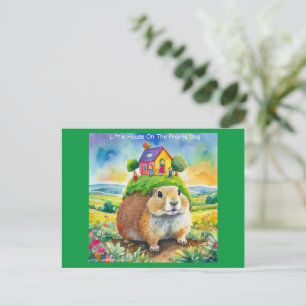 Rick London Prairie Dog Life Comic Postcard